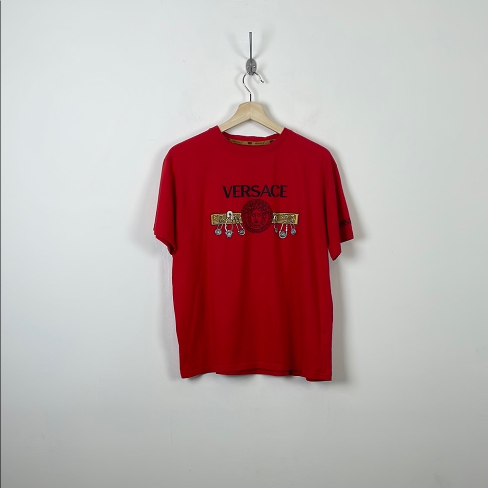 Versace Red Men's Shirt